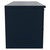 Napoli 460 Deep Blue 1200mm Wall Mounted 4 Drawer Vanity Unit for Countertop Basins Side View thumbnail
