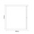 Napoli 390 Deep Blue 600mm Wall Mounted 2 Drawer Vanity Unit for Countertop Basins Side on Dimensions thumbnail
