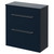 Napoli 390 Deep Blue 800mm 2 Drawer Vanity Unit for Countertop Basins Right Hand View thumbnail