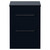 Napoli 390 Deep Blue 600mm 2 Drawer Vanity Unit for Countertop Basins Front View