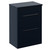 Napoli 390 Deep Blue 600mm 2 Drawer Vanity Unit for Countertop Basins Left Hand View