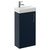 Napoli Cube Deep Blue 400mm Single Door Vanity Unit with Align Basin Left Hand View thumbnail