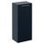 Napoli Deep Blue 350mm Wall Mounted Single Door Side Cabinet Left Hand View thumbnail
