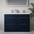 Napoli 390 Deep Blue 1200mm 4 Drawer Vanity Unit with Double Glide Basins Lifestyle Image thumbnail
