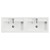 Napoli 390 Deep Blue 1200mm 4 Door Vanity Unit with Double Lucia Basins Top View
