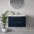 Napoli 390 Deep Blue 800mm Wall Mounted 2 Drawer Vanity Unit with Arc Basin Lifestyle Image thumbnail