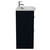Napoli 390 Deep Blue 800mm 2 Drawer Vanity Unit with Arc Basin Side View