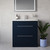 Napoli 390 Deep Blue 800mm 2 Drawer Vanity Unit with Arc Basin Lifestyle Image thumbnail