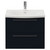 Napoli 390 Deep Blue 600mm Wall Mounted 2 Drawer Vanity Unit with Arc Basin Front View