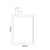 Napoli 390 Deep Blue 600mm Wall Mounted 2 Drawer Vanity Unit with Arc Basin Side on Dimensions thumbnail