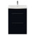 Napoli 390 Deep Blue 600mm 2 Drawer Vanity Unit with Arc Basin Front View