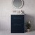 Napoli 390 Deep Blue 600mm 2 Drawer Vanity Unit with Arc Basin Lifestyle Image thumbnail