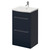 Napoli 390 Deep Blue 500mm 2 Drawer Vanity Unit with Arc Basin Right Hand View thumbnail
