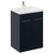 Napoli 460 Deep Blue 600mm 2 Door Vanity Unit with Glide Basin Left Hand View thumbnail