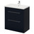 Napoli 460 Deep Blue 800mm 2 Drawer Vanity Unit with Glide Basin Right Hand View