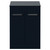 Napoli 460 Deep Blue 600mm 2 Door Vanity Unit for Countertop Basins Front View thumbnail