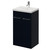 Napoli 390 Deep Blue 500mm 2 Door Vanity Unit with Glide Basin Right Hand View