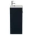 Napoli 390 Deep Blue 500mm 2 Door Vanity Unit with Glide Basin Side View thumbnail