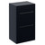 Napoli 390 Deep Blue 500mm 2 Drawer Vanity Unit for Countertop Basins Left Hand View