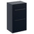 Napoli 390 Deep Blue 500mm 2 Drawer Vanity Unit for Countertop Basins Left Hand View thumbnail