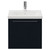 Napoli 390 Deep Blue 500mm Wall Mounted Single Drawer Vanity Unit with Glide Basin Front View