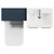 Napoli 390 Deep Blue 1000mm 2 Door Vanity Unit Toilet Suite with Glide Basin Top View thumbnail