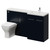 Napoli 390 Deep Blue 1500mm 3 Door Vanity Unit Toilet Suite with Right Hand Square Lucia Basin Right Hand View thumbnail