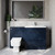 Napoli 390 Cento Deep Blue 1400mm 2 Drawer Vanity Unit Toilet Suite with Glide Basin Lifestyle Image thumbnail