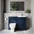 Napoli 390 Cento Deep Blue 1100mm 2 Drawer Vanity Unit Toilet Suite with Glide Basin Lifestyle Image thumbnail