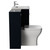 Napoli 460 Cento Deep Blue 1200mm 2 Drawer Vanity Unit Toilet Suite with Glide Basin Side View