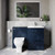 Napoli 460 Cento Deep Blue 1200mm 2 Drawer Vanity Unit Toilet Suite with Glide Basin Lifestyle Image thumbnail