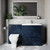 Napoli 460 Cento Deep Blue 1400mm 2 Drawer Vanity Unit Toilet Suite with Glide Basin Lifestyle Image thumbnail
