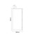 Napoli 390 Gloss Grey 800mm 2 Drawer Vanity Unit with Angel Basin Side on Dimensions thumbnail