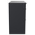 Napoli 460 Gloss Grey 1200mm 4 Drawer Vanity Unit for Countertop Basins Side View