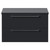 Napoli 390 Gloss Grey 800mm Wall Mounted 2 Drawer Vanity Unit for Countertop Basins Front View thumbnail