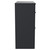 Napoli 390 Gloss Grey 800mm 2 Drawer Vanity Unit for Countertop Basins Side View