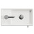Napoli Cube Gloss Grey 400mm Single Door Vanity Unit with Align Basin Top View