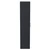 Napoli Gloss Grey 350mm x 1600mm Wall Mounted 2 Door Storage Unit Side View thumbnail