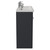 Napoli 390 Gloss Grey 1200mm 4 Door Vanity Unit with Double Glide Basins Side View thumbnail