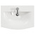 Napoli 390 Gloss Grey 600mm 2 Door Vanity Unit with Arc Basin Top View thumbnail