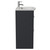 Napoli 390 Gloss Grey 600mm 2 Drawer Vanity Unit with Arc Basin Side View