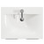 Napoli 460 Gloss Grey 600mm 2 Door Vanity Unit with Glide Basin Top View thumbnail