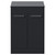 Napoli 460 Gloss Grey 600mm 2 Door Vanity Unit for Countertop Basins Front View