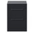 Napoli 460 Gloss Grey 600mm 2 Drawer Vanity Unit for Countertop Basins Front View thumbnail
