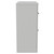 Napoli 390 Gloss Grey Pearl 800mm 2 Drawer Vanity Unit for Countertop Basins Side View thumbnail