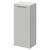 Napoli Gloss Grey Pearl 350mm Wall Mounted Single Door Side Cabinet Right Hand View thumbnail
