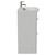 Napoli 390 Gloss Grey Pearl 800mm 2 Drawer Vanity Unit with Arc Basin Side View