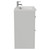 Napoli 460 Gloss Grey Pearl 800mm 2 Drawer Vanity Unit with Glide Basin Side View