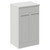Napoli 390 Gloss Grey Pearl 500mm 2 Door Vanity Unit for Countertop Basins Left Hand View thumbnail
