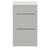 Napoli 390 Gloss Grey Pearl 500mm 2 Drawer Vanity Unit for Countertop Basins Front View thumbnail